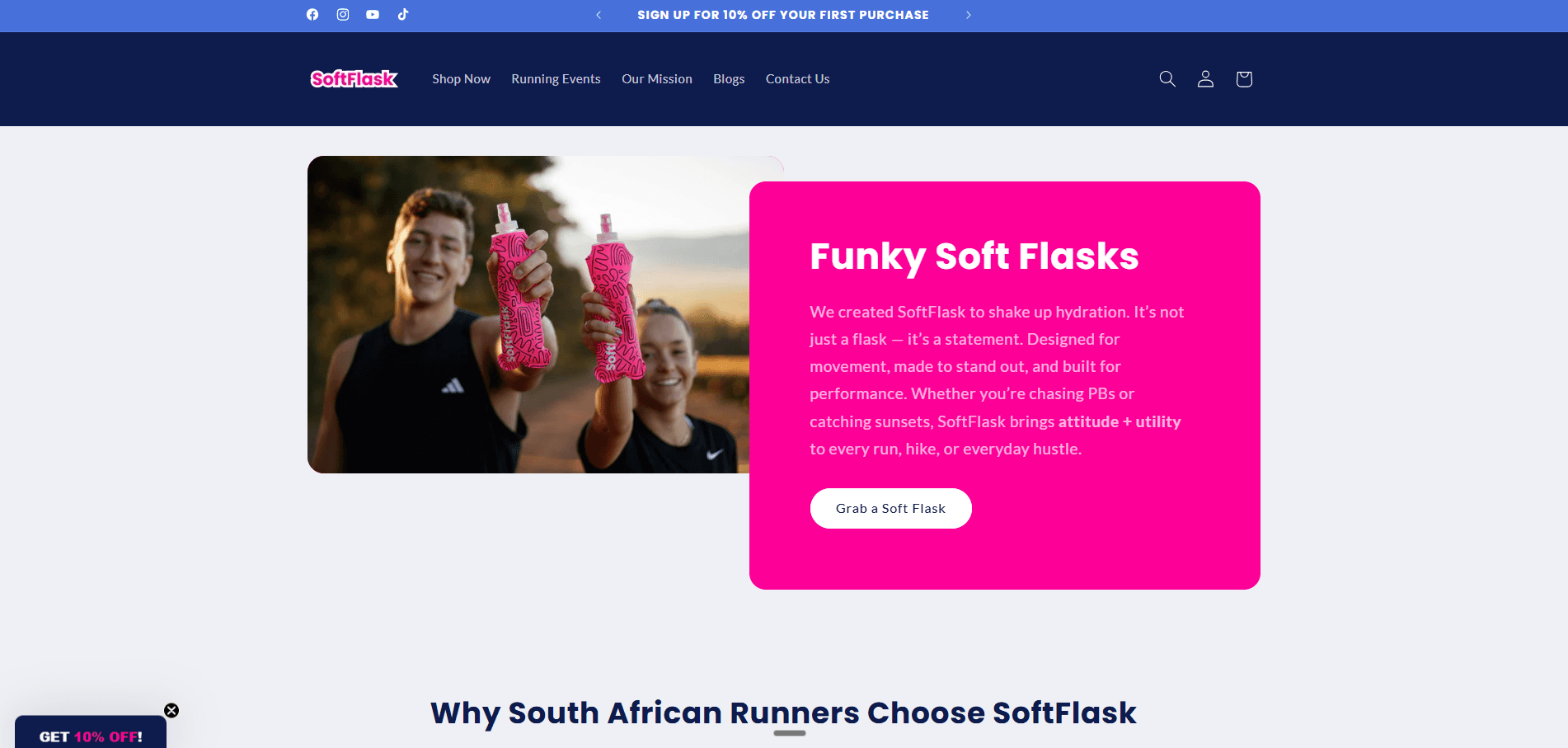 SoftFlask website