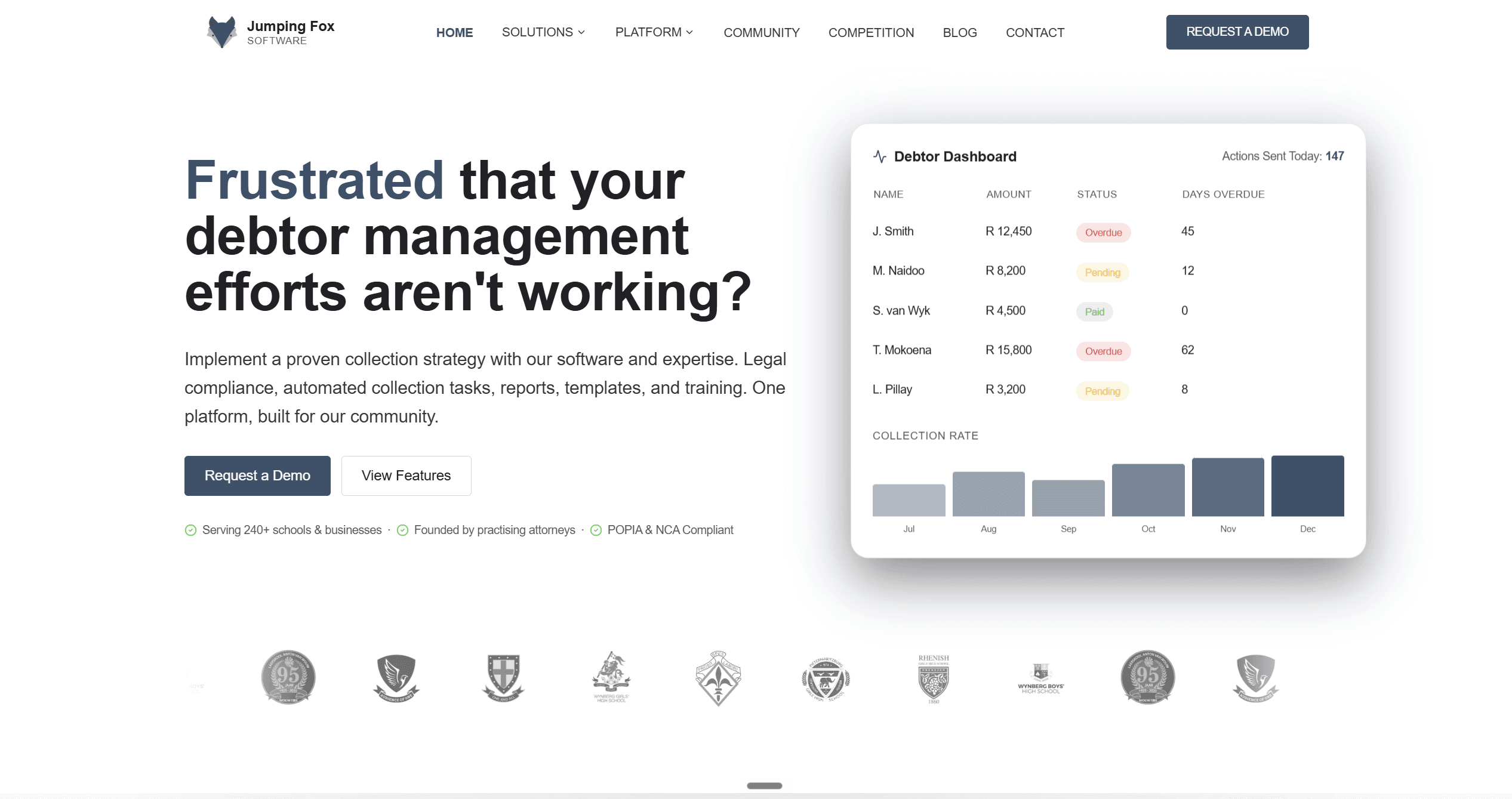 Jumping Fox Software website
